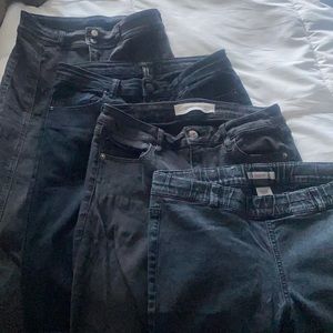Bundle of black skinny jeans